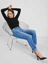 Orsay Modré dámské pruhované slim fit džíny ORSAY