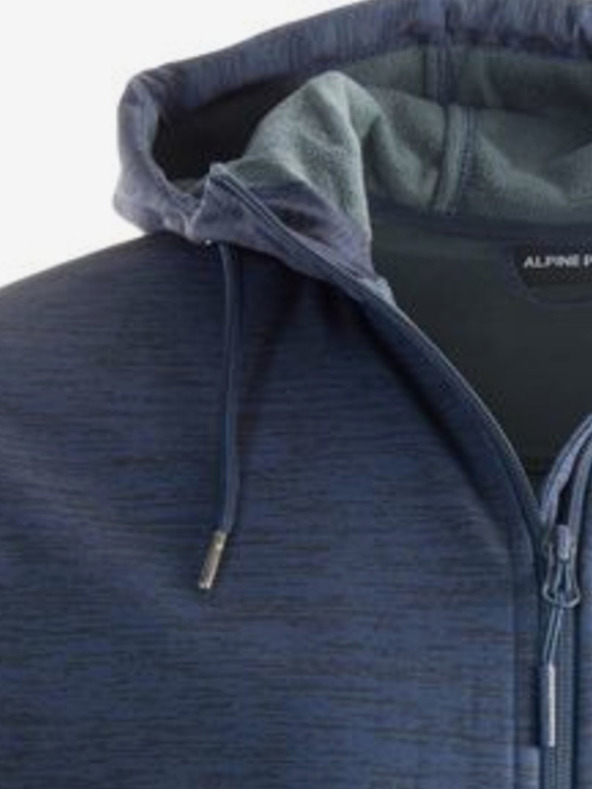 ALPINE PRO Tmavě modrá pánská softshellová sportovní bunda ALPINE PRO Hedeg