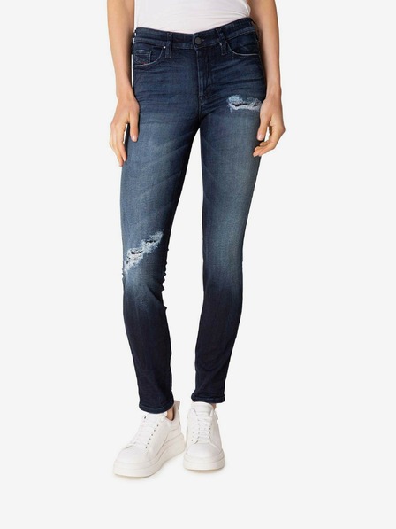 Diesel Tmavě modré dámské slim fit džíny Diesel Doris
