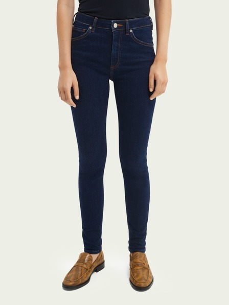 Scotch & Soda Tmavě modré dámské slim fit džíny Scotch & Soda