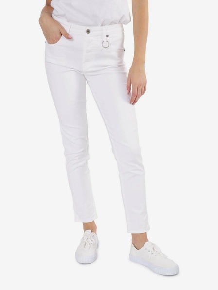 Diesel Bílé dámské zkrácené slim fit džíny Diesel Babhila