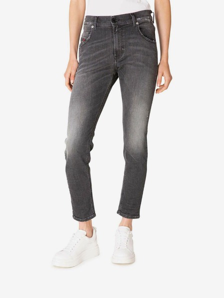 Diesel Šedé dámské zkrácené slim fit džíny Diesel