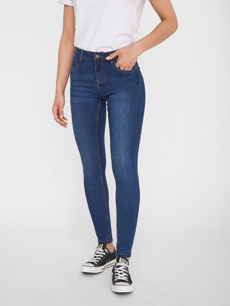 Noisy May Modré slim fit džíny Noisy May Jen