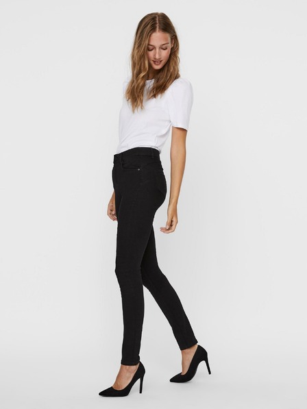 Noisy May Černé super slim fit džíny Noisy May Jen