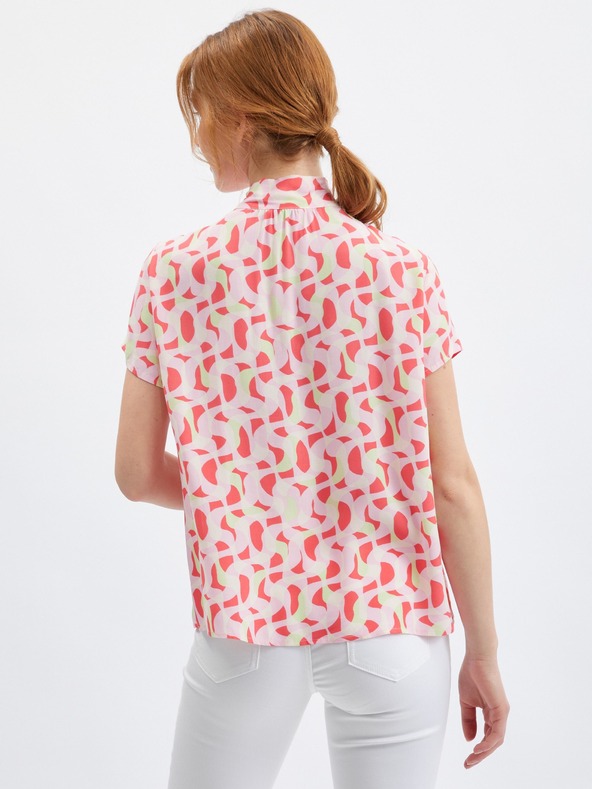 Orsay Růžová dámská vzorovaná halenka ORSAY