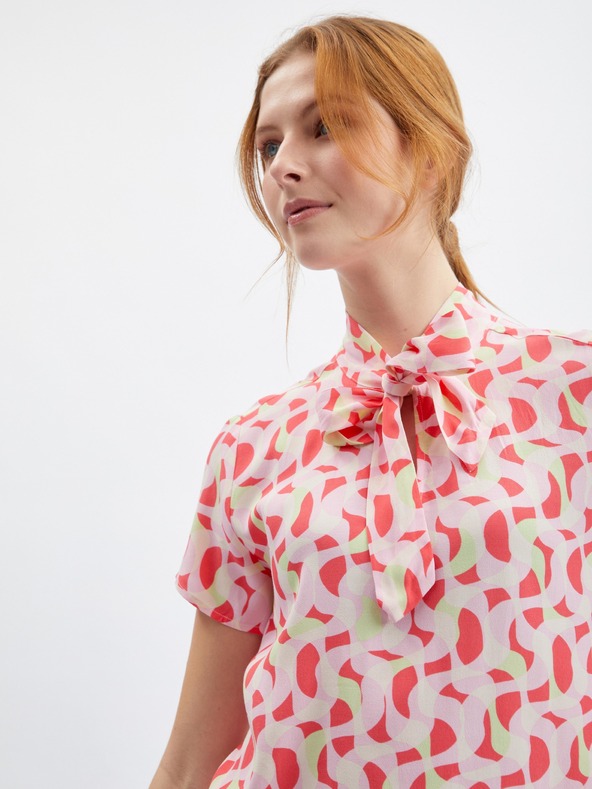 Orsay Růžová dámská vzorovaná halenka ORSAY