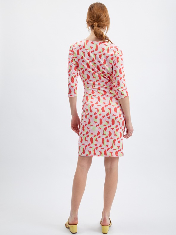 Orsay Růžové dámské vzorované šaty ORSAY