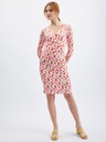 Orsay Růžové dámské vzorované šaty ORSAY