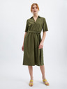 Orsay Khaki dámské šaty ORSAY
