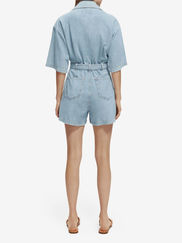 Scotch & Soda Světle modrý dámský džínový overal Scotch & Soda