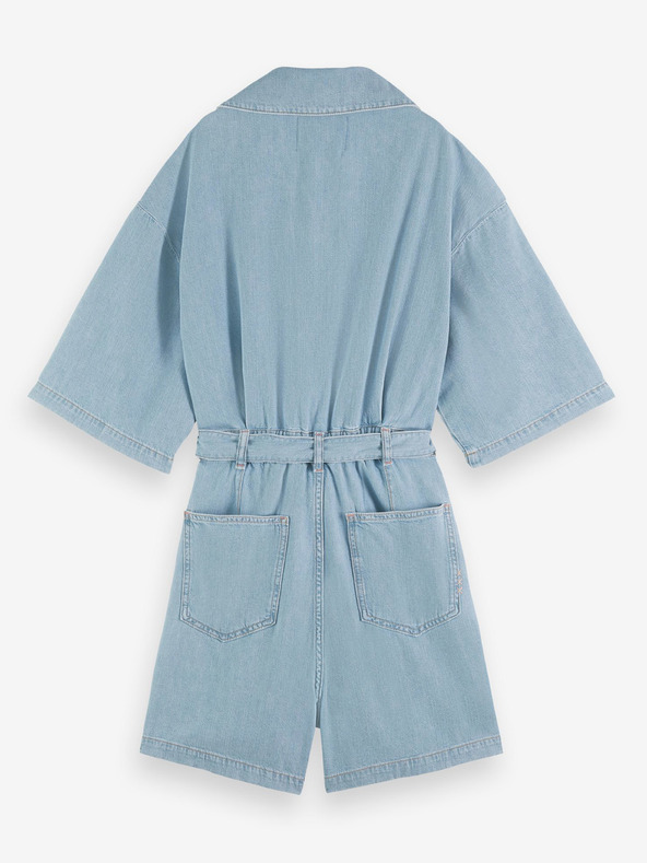 Scotch & Soda Světle modrý dámský džínový overal Scotch & Soda