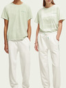 Scotch & Soda Světle zelené unisex tričko Scotch & Soda