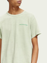Scotch & Soda Světle zelené unisex tričko Scotch & Soda