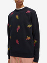 Scotch & Soda Tmavě modrá pánská vzorovaná mikina Scotch & Soda