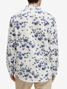 Scotch & Soda Bílá pánská květovaná košile Scotch & Soda