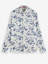 Scotch & Soda Bílá pánská květovaná košile Scotch & Soda