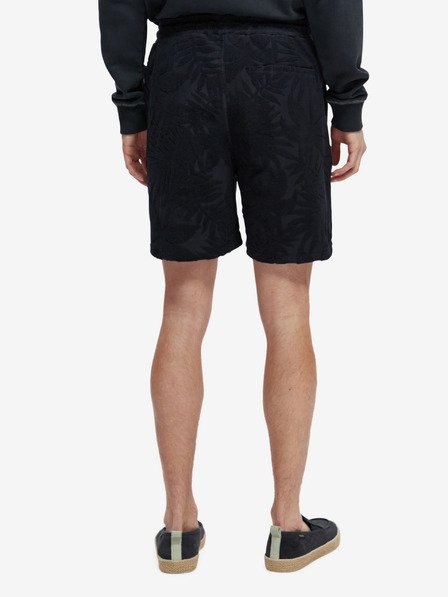 Scotch & Soda Tmavě modré pánské vzorované kraťasy Scotch & Soda