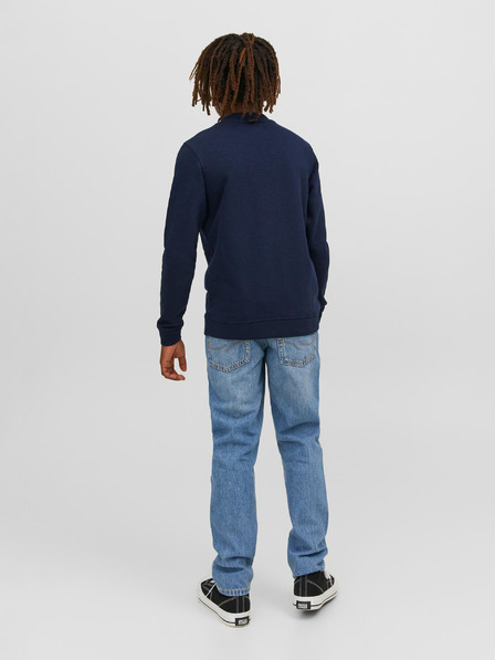 Jack & Jones Tmavě modrá klučičí mikina Jack & Jones Tulum