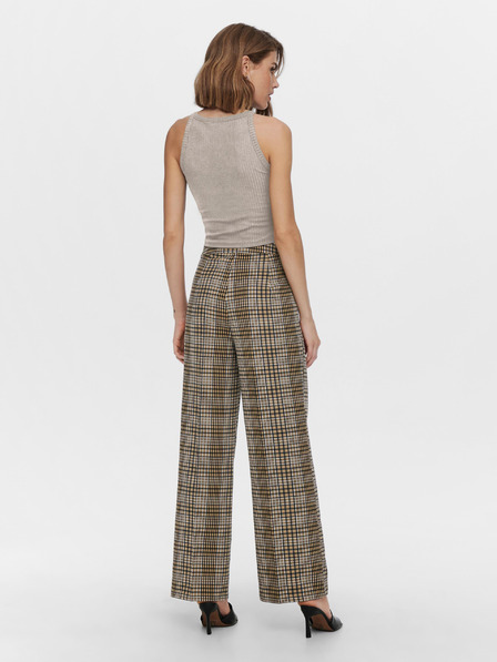 ONLY Béžový dámský žebrovaný basic top ONLY Emma