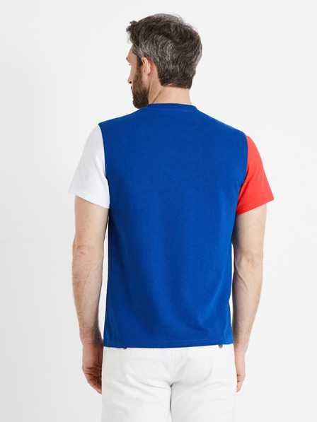 Celio Modré pánské tričko Celio Denautic