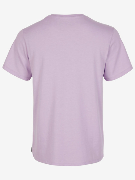 O'Neill Světle fialové dámské basic tričko s véčkovým výstřihem O'Neill ESSENTIALS V-NECK T-SHIRT
