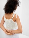 GAP Háčkovaný crop top GAP