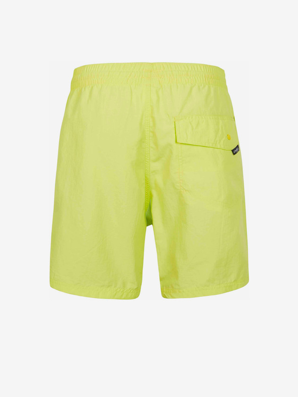 O'Neill Neonově žluté pánské plavky O'Neill VERT SHORTS