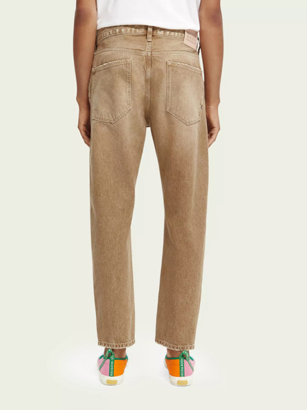 Scotch & Soda Béžové pánské straight fit džíny Scotch & Soda