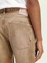 Scotch & Soda Béžové pánské straight fit džíny Scotch & Soda