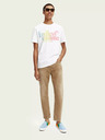 Scotch & Soda Béžové pánské straight fit džíny Scotch & Soda