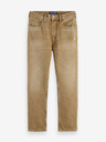 Scotch & Soda Béžové pánské straight fit džíny Scotch & Soda