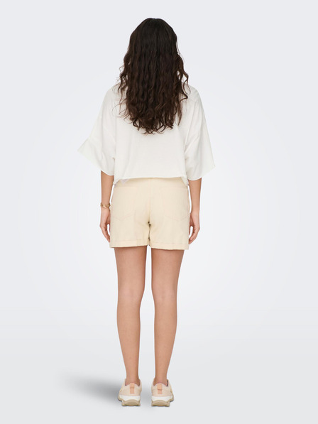 ONLY Bílé dámské oversize tričko ONLY Lucy