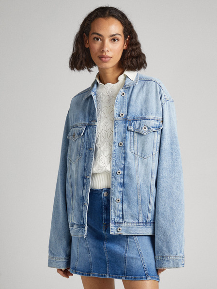 Pepe Jeans Světle modrá dámská džínová bunda Pepe Jeans Alice