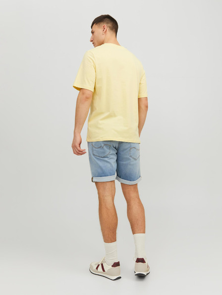 Jack & Jones Světle žluté pánské tričko Jack & Jones Splash
