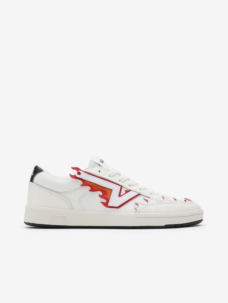 Vans Bílé pánské kožené tenisky VANS Lowland CC FLM 2