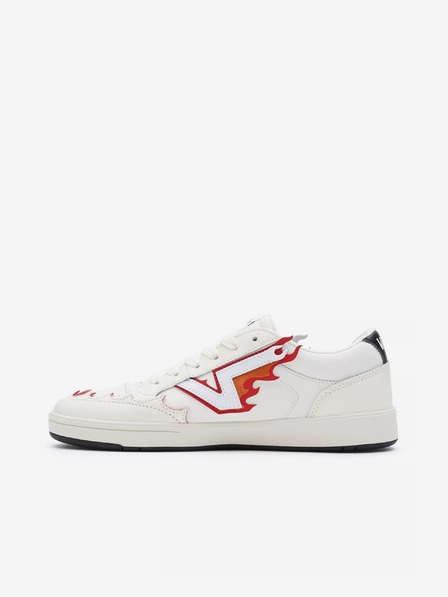 Vans Bílé pánské kožené tenisky VANS Lowland CC FLM 2