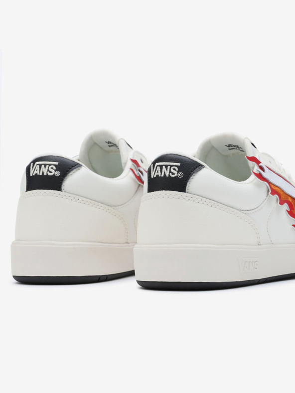 Vans Bílé pánské kožené tenisky VANS Lowland CC FLM 2