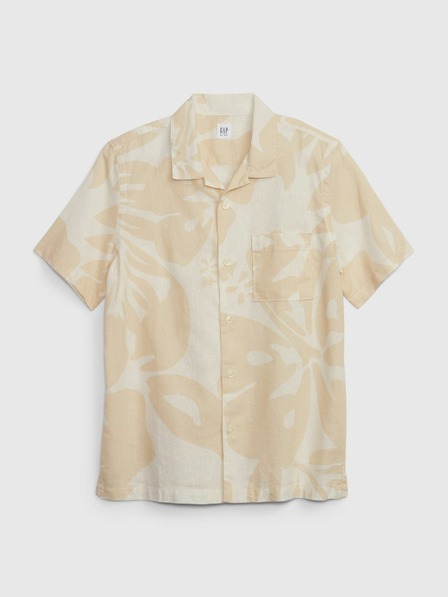 GAP Dětská lněná košile oxford GAP