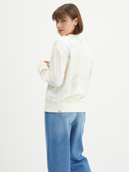 Ragwear Krémová dámská vzorovaná mikina Ragwear Delain Ombre