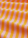 Tom Tailor Denim Růžovo-oranžové dámské pruhované tričko Tom Tailor Denim