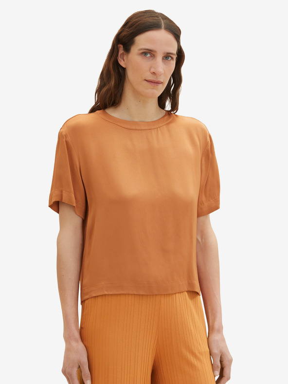 Tom Tailor Hnědá dámská halenka Tom Tailor