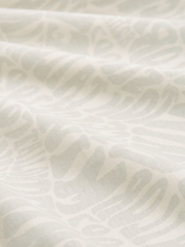 Tom Tailor Denim Krémové pánské vzorované tričko Tom Tailor Denim