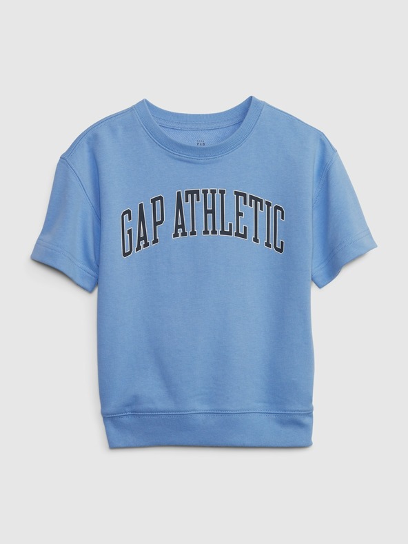 GAP Baby mikina s krátkým rukávem Gap Athletic GAP