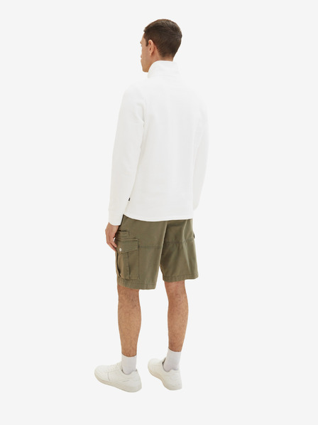 Tom Tailor Khaki pánské kraťasy s kapsami Tom Tailor