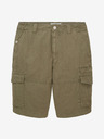 Tom Tailor Khaki pánské kraťasy s kapsami Tom Tailor