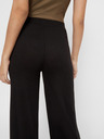 Pieces Černé kalhoty Pieces Molly