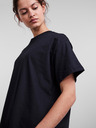 Pieces Černé oversize tričko Pieces Rina