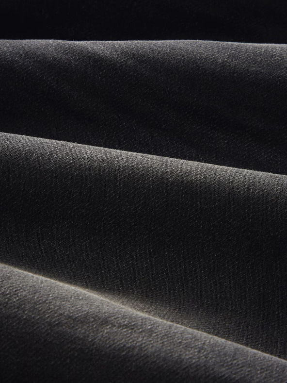 Tom Tailor Denim Černé pánské džínové kraťasy Tom Tailor Denim