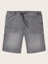 Tom Tailor Denim Šedé pánské džínové kraťasy Tom Tailor Denim