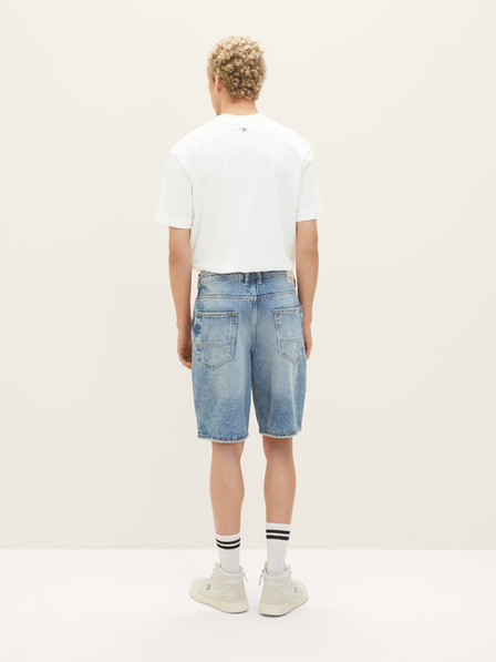 Tom Tailor Denim Světle modré pánské džínové kraťasy Tom Tailor Denim